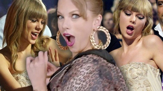 Taylor Swift awkward dance at Grammy Museum