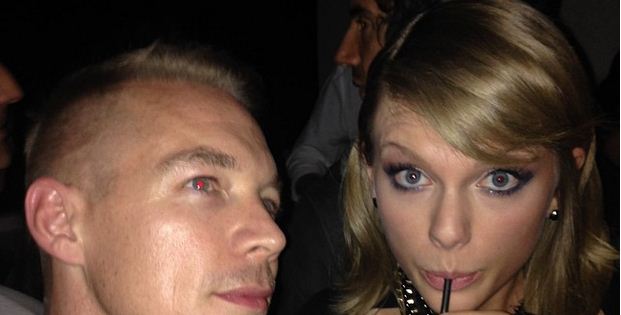 taylor swift friends with diplo at grammy after party 2015