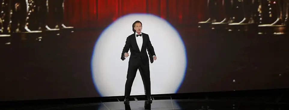 Neil patrick harris opening monologue at 2015 oscars "moving pictures" song