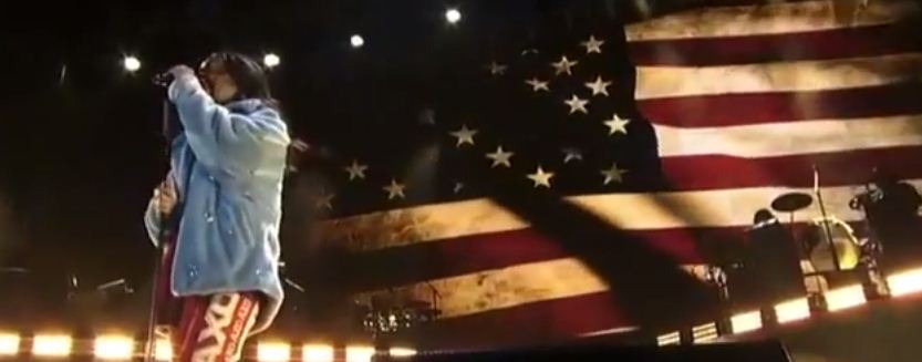 rihanna live perform debut american oxygen march madness music festival