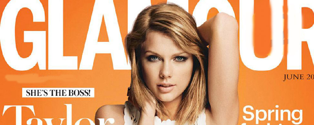 taylor swift belly button underwear in see through dress glamour magazine cover