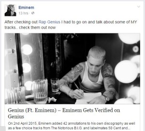 eminem on genius.com best annotations he made