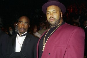Tupac Shakur and Suge Knight-former members of Death Row Records. like toy soldiers eminem