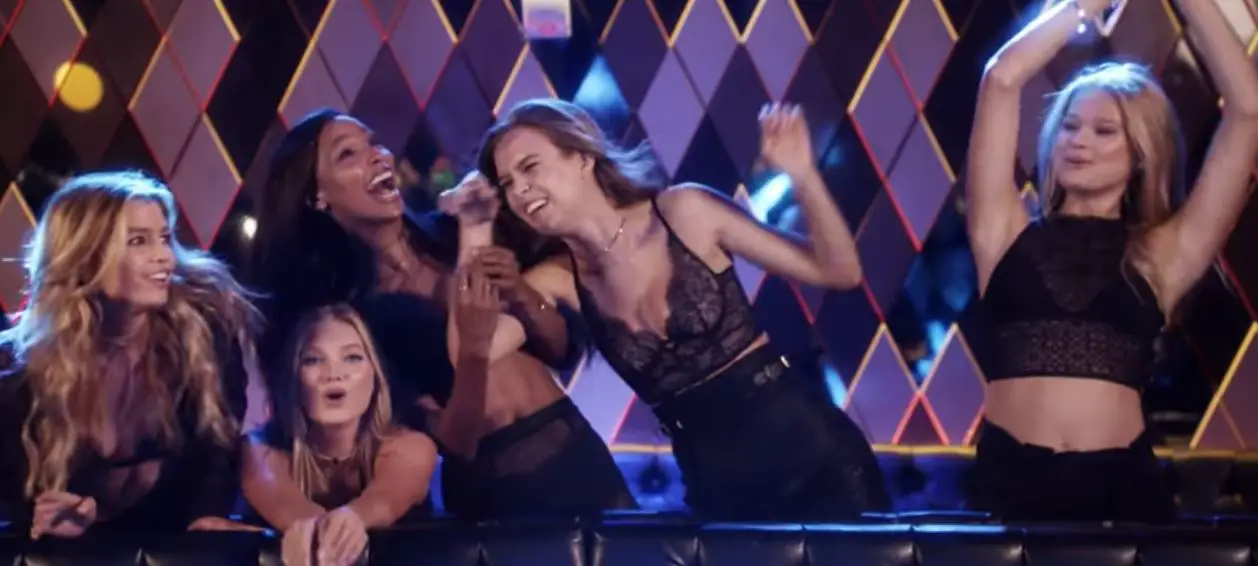 DNCE body moves music video victoria's secret models in lingerie