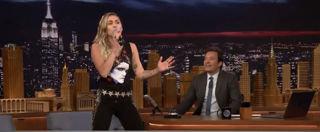 miley cyrus cover bodak yellow ignition remix jimmy fallon