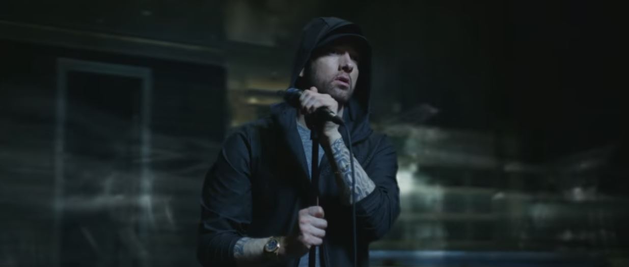 Eminem walk on water music video