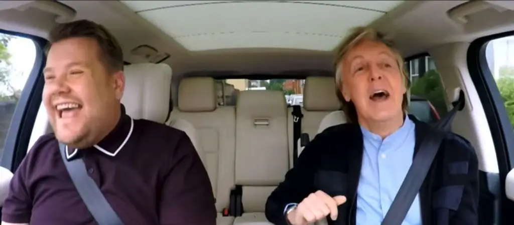 paul mccartney carpool karaoke james corden