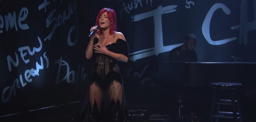 halsey without me live saturday night live