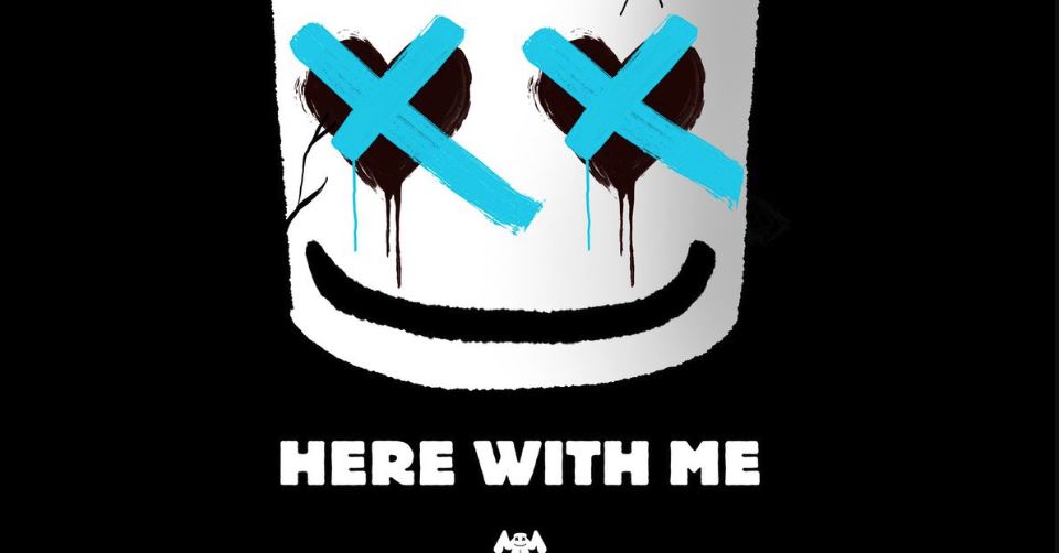 marshmello CHVRCHES here with me lyrics review