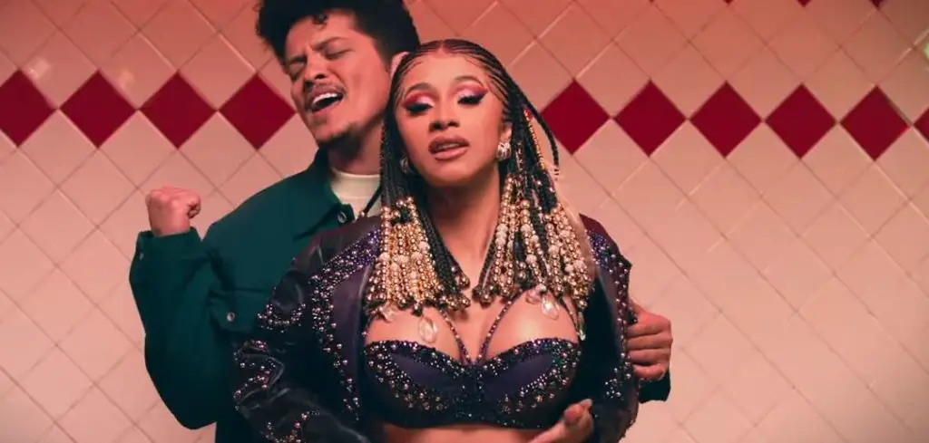 cardi b bruno mars please me music video